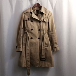 J. Crew classic trench coat size 00